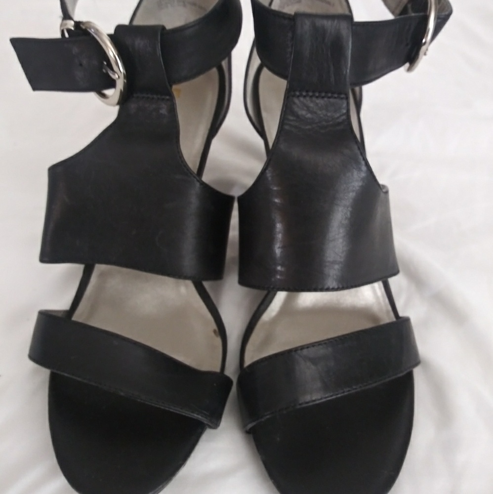 Me Too chunky ankle strap heel